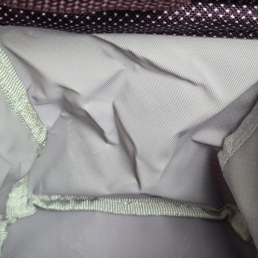 Thirty-One Littles Carry-All Caddy Storage Tote 891A Plum Gingham Pop Mini 6